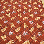 Polyester Twill Print Fabric - Classical Modern MISAKO AOKI - Dream Bear - nomura tailor