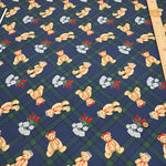 Polyester Twill Print Fabric - Classical Modern MISAKO AOKI - Dream Bear - nomura tailor