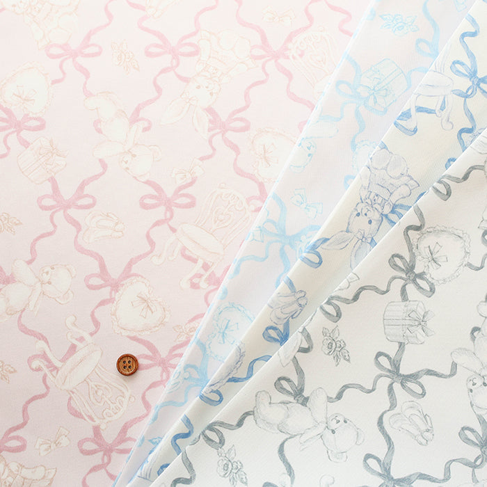Polyester Twill Print Fabric - Classical Modern MISAKO AOKI - My Room - nomura tailor