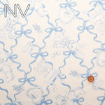 Polyester Twill Print Fabric - Classical Modern MISAKO AOKI - My Room - nomura tailor