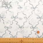 Polyester Twill Print Fabric - Classical Modern MISAKO AOKI - My Room - nomura tailor