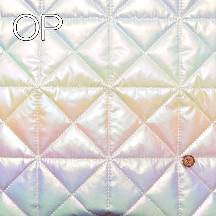 Polyester Quilted Fabric - Metallic - nomura tailor