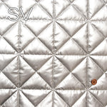 Polyester Quilted Fabric - Metallic - nomura tailor