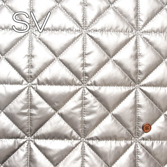 Polyester Quilted Fabric - Metallic - nomura tailor