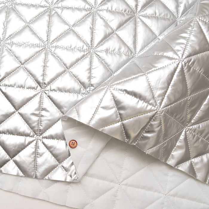 Polyester Quilted Fabric - Metallic - nomura tailor