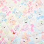 Peach Skin Finish Quilting Polyester Fabric - ima DOKI kids - Rainbow animal - nomura tailor