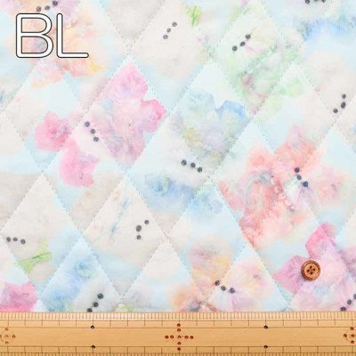 Peach Skin Finish Quilting Polyester Fabric - ima DOKI kids - Rainbow animal - nomura tailor