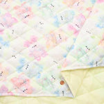 Peach Skin Finish Quilting Polyester Fabric - ima DOKI kids - Rainbow animal - nomura tailor