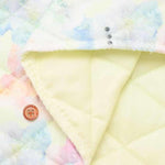 Peach Skin Finish Quilting Polyester Fabric - ima DOKI kids - Rainbow animal - nomura tailor