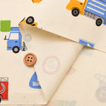 Cotton Oxford Fabric - Favorite Series - Working Vehicles - nomura tailor