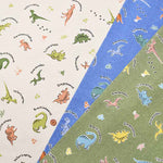 Cotton Oxford Fabric - Favorite Series - Innocent dinosaur - nomura tailor