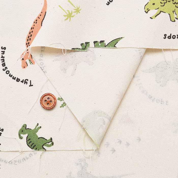 Cotton Oxford Fabric - Favorite Series - Innocent dinosaur - nomura tailor