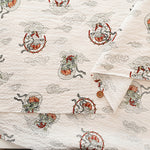 Cotton Ripple-printed Fabric Favorite Series - The God of Wind and Thunder - nomura tailor