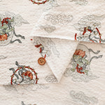 Cotton Ripple-printed Fabric Favorite Series - The God of Wind and Thunder - nomura tailor