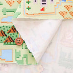Water repellent Cotton Oxford Fabric -  Nanikore - DOT PICTURE MAP - nomura tailor