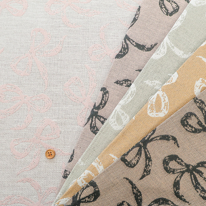 Made in China Nerori Rose Polyester Gobelin Fabric Ribbon - nomura tailor