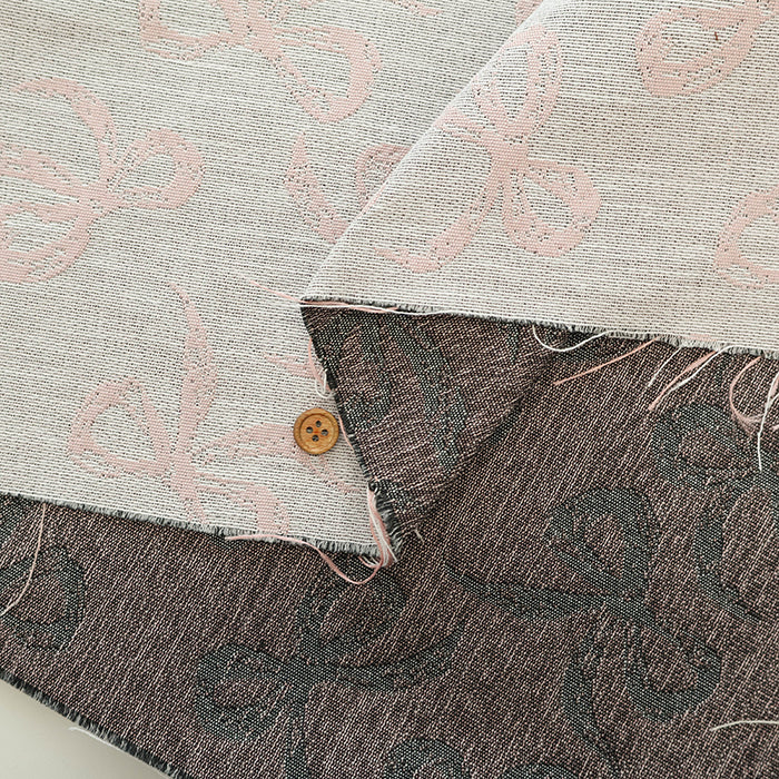 Made in China Nerori Rose Polyester Gobelin Fabric Ribbon - nomura tailor