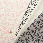 Made in China Nerori Rose Polyester Fine Corduroy Print Fabric - Ribbon - nomura tailor