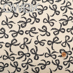 Made in China Nerori Rose Polyester Fine Corduroy Print Fabric - Ribbon - nomura tailor