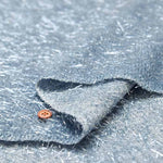 Made in China - Polyester Lurex Shaggy Knit Fabric - Plain - nomura tailor