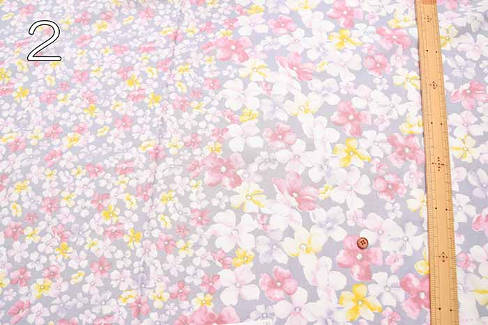 C/L Sheeting Printed Fabric momen-t Spraying Flower - nomura tailor