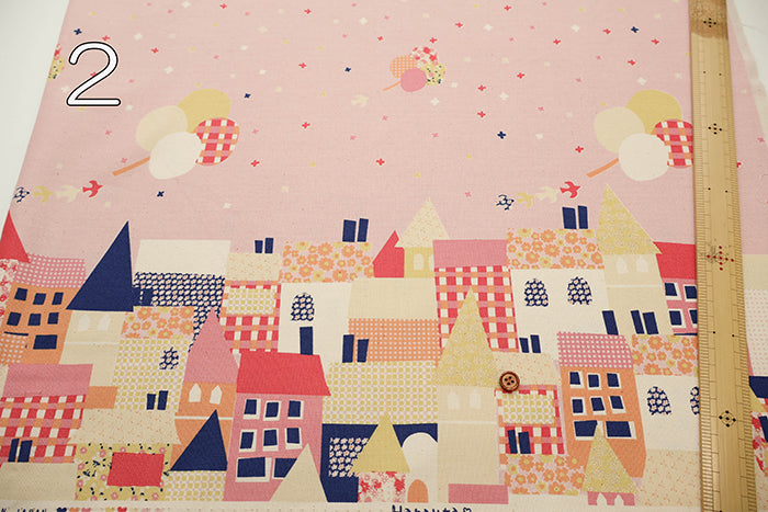 Cotton Oxford Fabric - Hanauta flower rain - nomura tailor