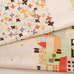 Cotton Oxford Fabric - Hanauta flower rain - nomura tailor