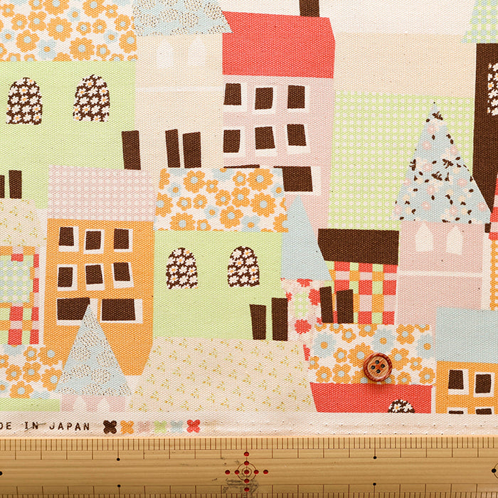 Cotton Oxford Fabric - Hanauta flower rain - nomura tailor