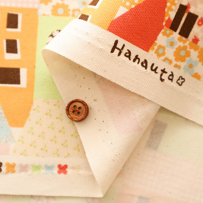 Cotton Oxford Fabric - Hanauta flower rain - nomura tailor