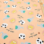 Cotton Oxford Fabric - Hi! my zoo Animal Toys - nomura tailor