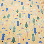 Cotton Oxford Fabric - Hi!  my zoo In the Forest - nomura tailor