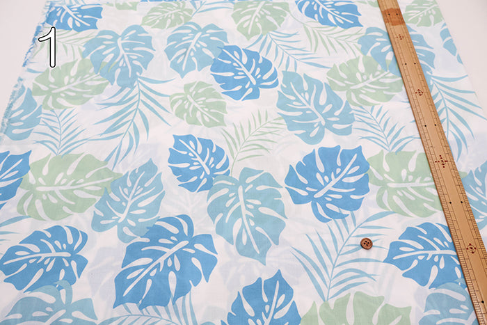 T/C Hawaiian Print Fabric - Monstera - nomura tailor