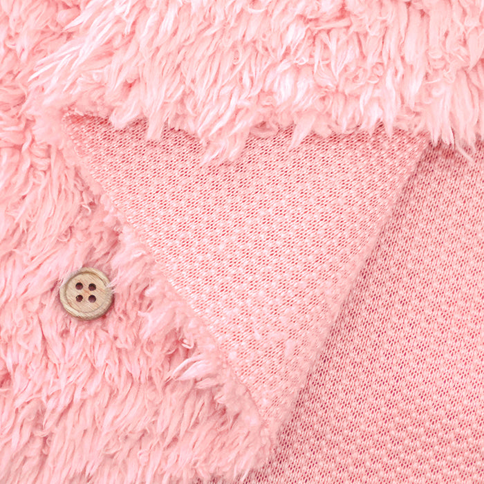 Made in China Polyester Poodle Fur Fabric - Plain