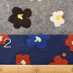 Polyester Felt Fabric – Tufting-Style Flowers - nomura tailor