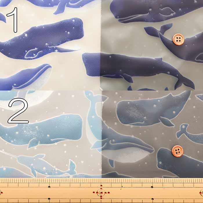 Made in China Soft Urethane Print Fabric - Whale - nomura tailor