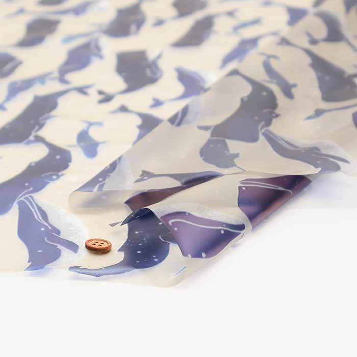 Made in China Soft Urethane Print Fabric - Whale - nomura tailor