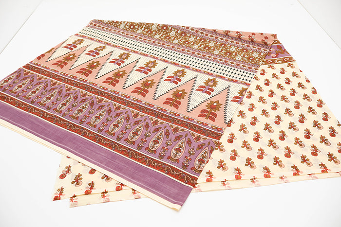 Made in India Cotton Voile Print Fabric - Ethnic - nomura tailor