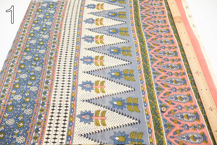 Made in India Cotton Voile Print Fabric - Ethnic - nomura tailor