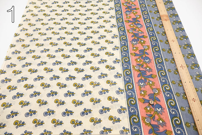 Made in India Cotton Voile Print Fabric - Ethnic - nomura tailor