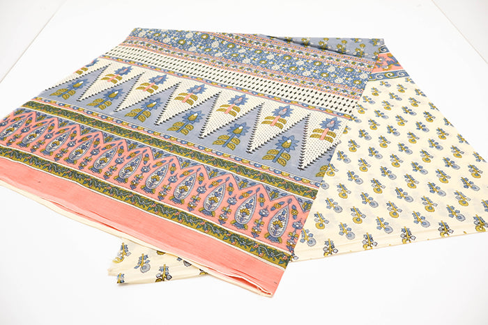 Made in India Cotton Voile Print Fabric - Ethnic - nomura tailor