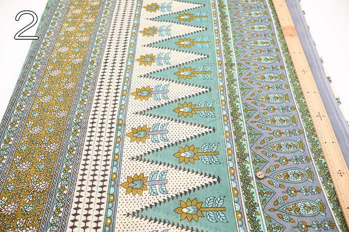 Made in India Cotton Voile Print Fabric - Ethnic - nomura tailor