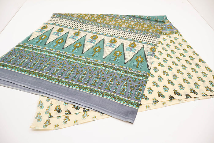 Made in India Cotton Voile Print Fabric - Ethnic - nomura tailor