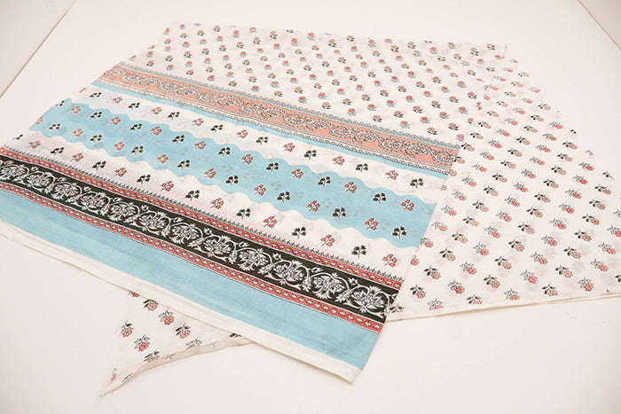 Made in India Cotton Voile Print Fabric - Ethnic - nomura tailor