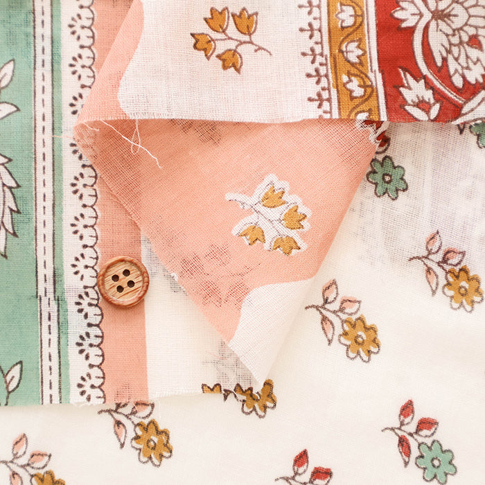 Made in India Cotton Voile Print Fabric - Ethnic - nomura tailor