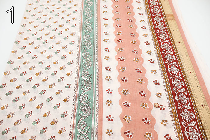 Made in India Cotton Voile Print Fabric - Ethnic - nomura tailor