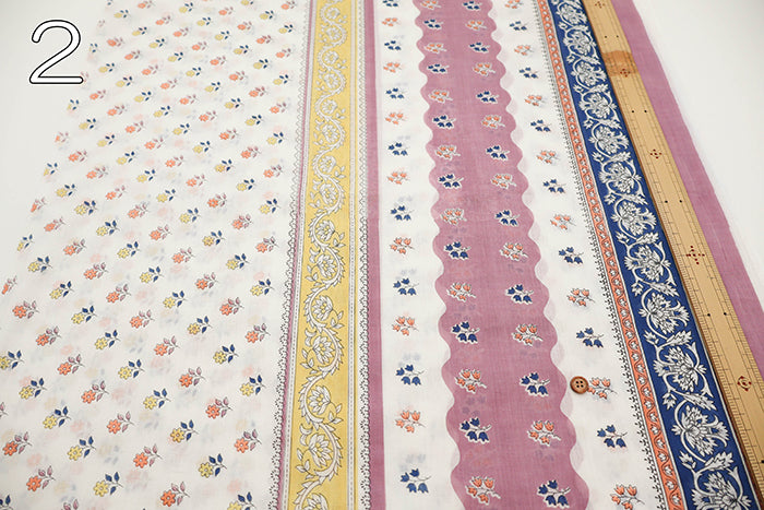 Made in India Cotton Voile Print Fabric - Ethnic - nomura tailor