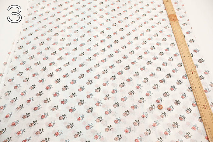 Made in India Cotton Voile Print Fabric - Ethnic - nomura tailor