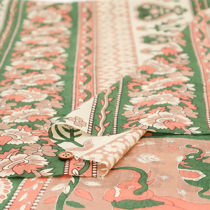 Made in India Cotton Voile Print Fabric - Ethnic - nomura tailor