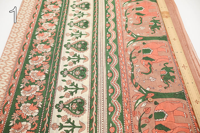Made in India Cotton Voile Print Fabric - Ethnic - nomura tailor