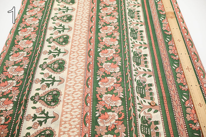Made in India Cotton Voile Print Fabric - Ethnic - nomura tailor